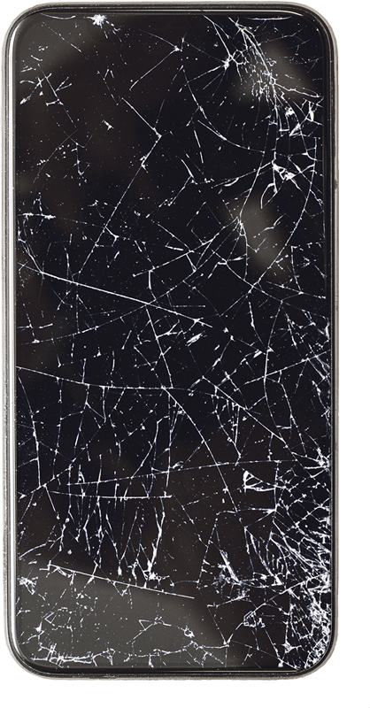 Smadret-telefon